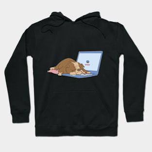 Computer Dog Hoodie